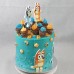 Bluey Cake with Mini Cupcakes (D, 4L)